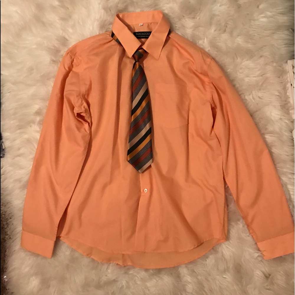 Dress shirt with necktie